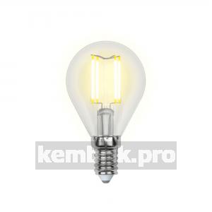 Лампа светодиодная Uniel Led-g45-6w/ww/e14/cl pls02wh 10шт